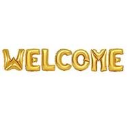 Welcome Foil Balloons Banner Office and Home School Party Decorations Retirement Celebrate Party Supplies icon