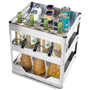 Wellmax WDSR 4D Kitchen Cabinet Drawer Spice Rack
