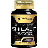 Wellness Labs RX Liposomal Shilajit Plus Fulvic Acid 15000mg Ultra Strength – 120 Capsules image
