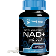 Wellness Labs RX NAD Plus Resveratrol 1500 mg 90 Veggie Capsules -455290045 image