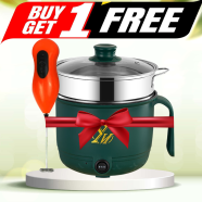 Wenhuo Mini Electric Multifunction Cooker 0.5L ( Buy 1 Get 1 Portable Hand Blender FREE) image