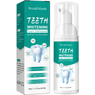 West and Month Teath Whitening Foam Toothpaste-60ml image