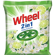 Wheel Washing Powder 2in1 Clean And Fresh - 1Kg - 69758071