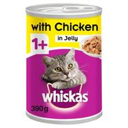 Whiskas Adult Can in Jelly with Chicken - 390gm image