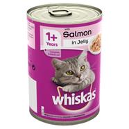 Whiskas Adult Can in Jelly with Salmon - 390gm icon
