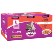 Whiskas Can Chicken in Jelly - 390gm 6pcs