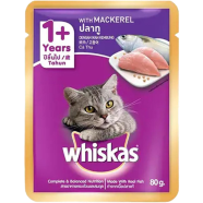 Whiskas Cat Food Mackerel Flavor - 80gm