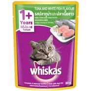 Whiskas Cat Food Tuna and White Fish Flavor - 80gm icon