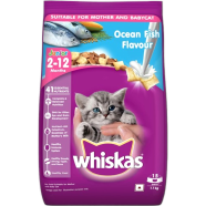 Whiskas Junior Mother Cat and Kitten (2-12 Months) Dry Cat Food, Ocean Fish Flavour 450gm image