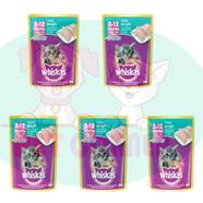 Whiskas Junior Tuna Wet Food For Kitten Pouch 80gm - 5Pcs icon