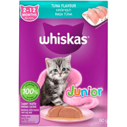Whiskas Kitten Cat Pouch Food (1 year) – Tuna In Jelly 80g | Cat Wet Food image