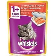 Whiskas Pouch Adult Cat Mackerel and Salmon - 80gm icon