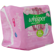 Whisper Ultra Soft XL Sanitary Pads – 15's Pack image