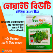 White Beauty Eggplant Hybrid Seeds All Season – 10Pcs image