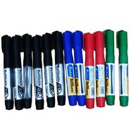 White Board Refillable Marker 12 pcs (6 Black, 2 Red, 2 Blue, 2 Green) image