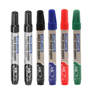 White Board Refillable Marker 6 pcs (3 Black, 1 Red, 1 Blue, 1 Green) icon