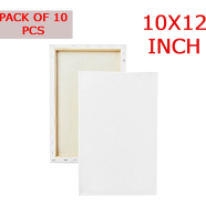 White Canvas 10/12 inch - 10 Pcs