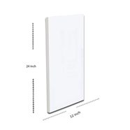 White Canvas 12x24 inch 1Pcs image