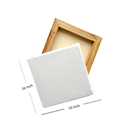 White Canvas 16x16 inch 1Pcs image