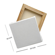White Canvas 16x16 inch 1Pcs image