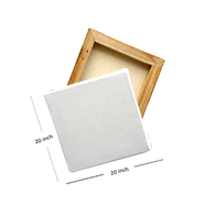 White Canvas 20x20 inch 1Pcs image