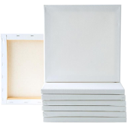 White Canvas 5x5 inch- 3 Pcs