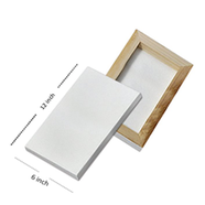 White Canvas 6x12 inch 1Pcs image
