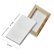 White Canvas 6x8 inch 1Pcs icon