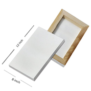 White Canvas 8x12 inch 1Pcs image