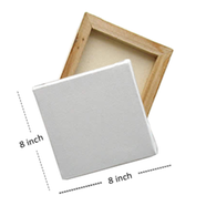 White Canvas 8x8 inch 1Pcs image