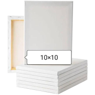 White Mini Canvas 10x10 inch - 1 Pcs image
