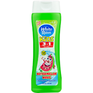 White Rain Watermelon Wave 3In1 Kids Sh Plus Con Plus B. Wash 354 ml image