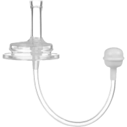 Wide Caliber Drinking Spout Silicone Bottle Drinking Cup Water Suction Tube Cross Straw - 1 pcs image