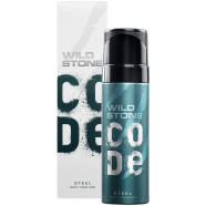 Wild Stone - Code Steel No Gas Body Perfume For Men, Long Lasting Masculine Fragrance - 120ml image