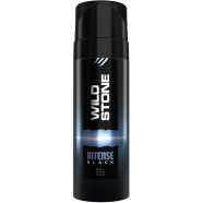 Wild Stone Intense Black Long Lasting No Gas Deodorant for Men (Indian) - 150 ml image