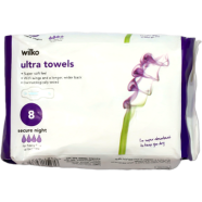 Wilko Ultra Secure Night Towels 8 Pack image