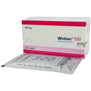 Winbac 500 mg Tablet–7's Strip icon