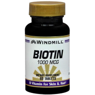Windmill Biotin 1000mcg 60 Tablets image