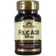 Windmill Folic Acid 400mcg 180 Tablets image