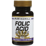 Windmill Folic Acid 800mcg 100 Tablets image