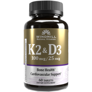 Windmill K2 and D3 Natural Supplement 60 Tablets image