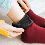 Winter Warmer Women Thicken Wool Cashmere Snow Socks ,Seamless Velvet Boots Floor Sleeping Socks icon