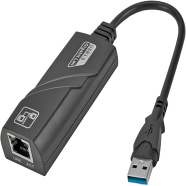 Wired USB 3.0 To Gigabit Ethernet RJ45 LAN (10/1000) Mbps Network Adapter Ethernet Network Card For PC Laptop image