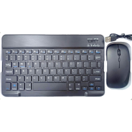 Wireless Bluetooth Keyboard And Mouse Set Rechargeable Compact for iPad Laptop Android iOS Windows image
