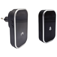 Wireless Door Bell Kit, Battery Push Button And Plug-in Receiver, Adjustable Volume/for Home/office icon