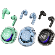 Wireless Ultra Pro Ear Buds Transparent Digital Bluetooth Headphone image
