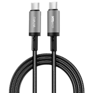 Wiwu Wi-C057 Aluminum Alloy Nylon Braided Titan Link Series Charging Cable With 60W USB-C To C image