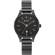 Women Karishma Black Dial Metal Strap Watch image
