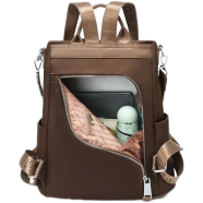 Women Large Capacity Outdoor Tote Bag Coffee / Brown image