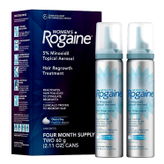 Women’s Rogaine® 5 Percent Minoxidil Unscented Foam Hair Regrowth Treatment 4 Month Supply image